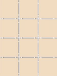 Плитка Конфетти беж светлый (полотно из 12 част. 9,9x9,9) 30x40 см