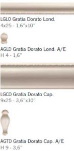 Gratia Dorato Cap. A.E 9x3 см 