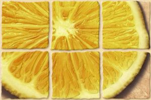 Вставка Coctail  "лимон"  20x30 см  Сорт1