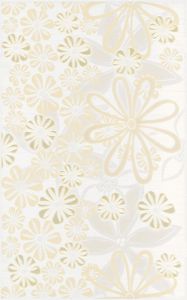 Вставка Euforia Bianco Kwiatek 3  25x35 см Сорт1