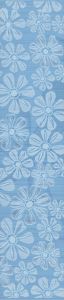 Бордюр Euforia Blue Kwiatek 2 8x35 см Сорт1