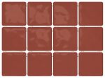 Плитка Сезоны темно-коричневый (полотно из 12 частей 9,9x9,9) 30x40 см
