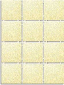 Плитка Рис желтый (полотно из 12 част. 9,9x9,9) 30x40 см