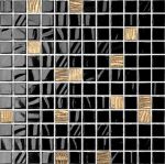 Мозаика Темари чёрно-золотой 29,8x29,8 см