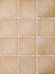 Плитка Юката бежевый светлый (полотно из 12 част. 9,9x9,9) 30x40 см
