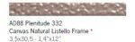 Plenitude 332 Canvas Natural Listello Frame 30,5x3,5 см
