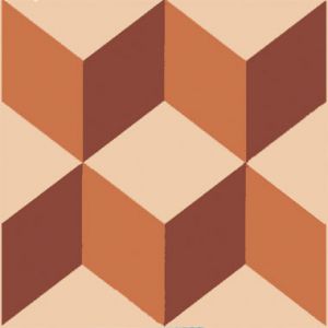 Плитка Ливерпуль геометрия коричневый 20,1x20,1 см
