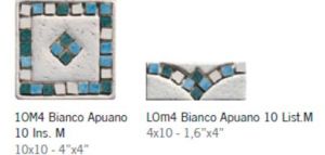 Bianco Apuano 10 Inserto M  10x10 см 