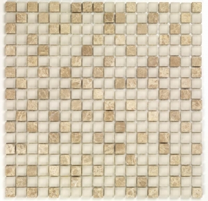 Vitrex  Stone & Glass Pure & Naturals (мозаика) Light Emperador Matt 1,5х1,5 см