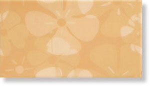 Glamour Apricot Inserto Flower  45x25 см