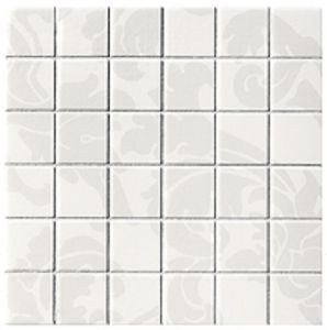 плитка Steuler Mosaic Baroque серая глянцевая 30x30 см