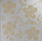 Vitrex Mosaico TESSUTO Ibiscus  (MIX 4) A Oro/Argento 1*1 (58,2*58,2) (мозаика) 58,2х58,2 см