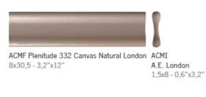 Plenitude  332 Canvas Natural A.E. London 8x1,5 см  