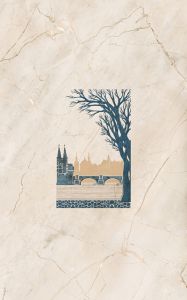 Декор Прага Синий 94-17-65-5401 25х40 см