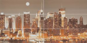 Декор DECOR COMPOSICION CITY (панно из 6 шт.) 60x120 см