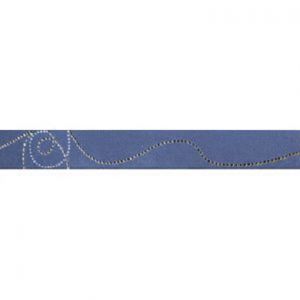 Бордюр Silk Cobalt Perline List. 5*37.5 см