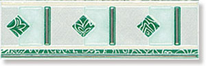 Бордюр Карелия зеленый 20x5,8 см