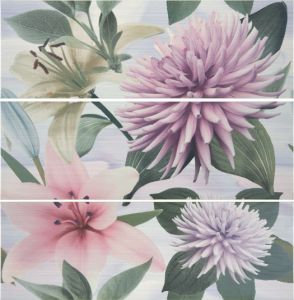 Декор Composicion 7012 Lirio Malva-Azul 75х75 см