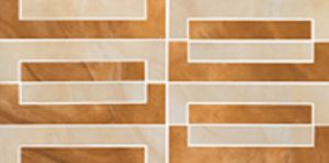 Декор GRECA 6008 BEIGE-TABACO 19х38 см