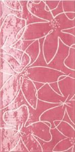 Декор Fascia Essenza Fiore Rosso 16,5x33 см