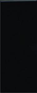 Настенная плитка Black Plain Glossy 20х50 см