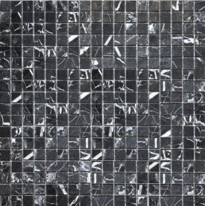 Viva Ceramica NERO ORIENTAL CV20044 MOS.POLISHED NERO ORIENTAL 1.5X1.5 30.5X30.5 см