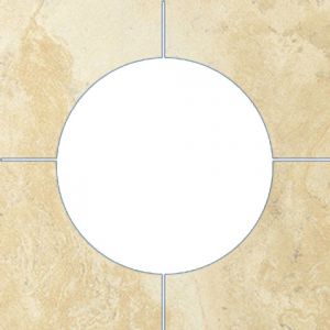 Декор Arena Crema Set 4 per Rosone 66x66 см