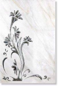 Декор Бельведер серый 20x30 см