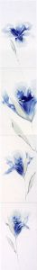 Декор Romantica Fiorile Comp. Iris A (4 pz) 25*184 см