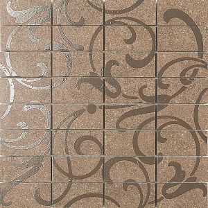 Декор мозаичный Фьорд табачный 30x30 см