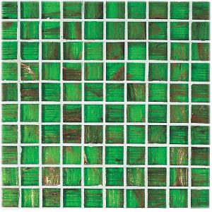 Vitrex  Mosaico Vetroso Gold-Bronze GA73 Verde 2*2  32.5х32.5 см