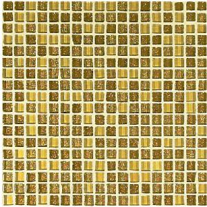 Vitrex  Trasparenze CRYSTAL A мозаика Metal Mix 103G Oro 1*1 29.1x29.1 см
