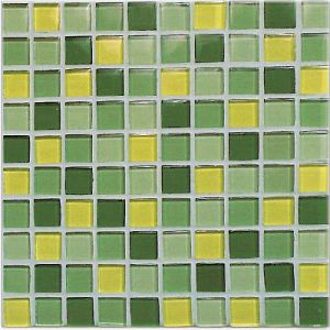 Vitrex Trasparenze CRYSTAL B мозаика MF3 Verde Lucido Mix 2,3*2,3 30x30 см