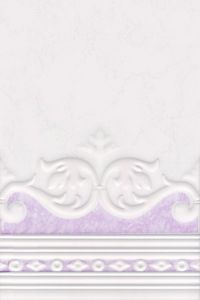 Бордюрная плитка Барокко Лиловая 06-00-51-033 (68-00-57-33) 20х30 см