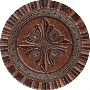 Вставка Argos Boton Danubio Rojo 12x12 см