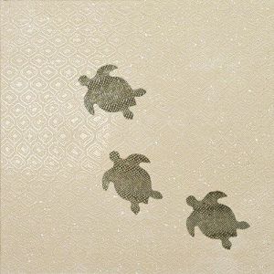 Декор Окинава беж лаппатированный 60x60 см