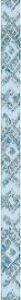 Бордюр Sensual Blue listwa paski 2,3x32,5 см