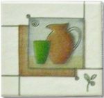 Декор Jasba Pescara white 2834 (4шт. в компл) 10x10  