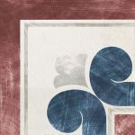 Декор Bianko-Bordeaux Angolo Fascia 10 x 10 см