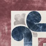 Декор Bianko-Bordeaux Angolo Greca Linea 20 x 20 см