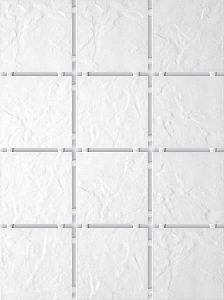 Плитка Юката белый (полотно из 12 част. 9,9x9,9) 30x40 см