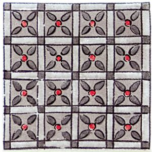 Декор Юката 9,9x9,9 см